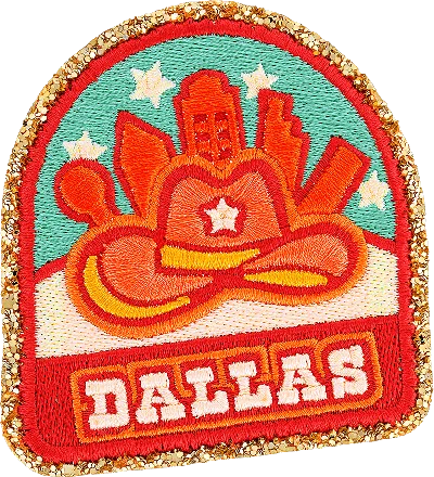 Stoney Clover Lane Dallas Patch In Red