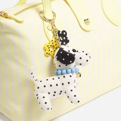 Stoney Clover Lane Dalmatian Bag Charm In Yellow