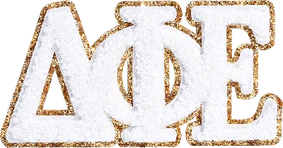 Stoney Clover Lane Delta Phi Epsilon Sticker Patch