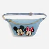 Stoney Clover Lane Denim Mickey & Minnie Mouse Jumbo Fanny Pack