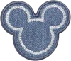 Stoney Clover Lane Denim Mickey Mouse Silhouette Patch