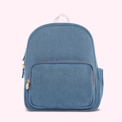 Stoney Clover Lane Denim Mini Backpack In Blue