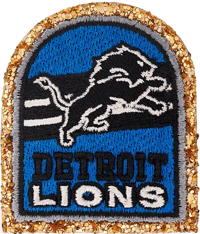 Stoney Clover Lane Detroit Lions Patch In Blue
