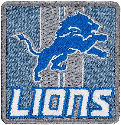 Stoney Clover Lane Detroit Lions Patch In Blue