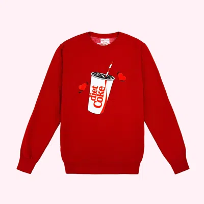 Stoney Clover Lane Diet Coke Sweatshirt In Burgundy