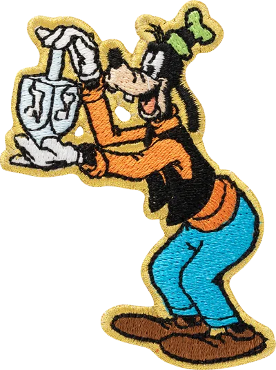 Stoney Clover Lane Disney Dreidel Goofy Patch In Multi