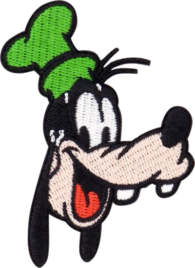 Stoney Clover Lane Disney Goofy Head Patch In Multi