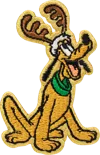 Stoney Clover Lane Disney Holiday Pluto Patch