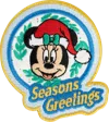 Stoney Clover Lane Disney Holiday Season's Greetings Minnie Mouse Patch