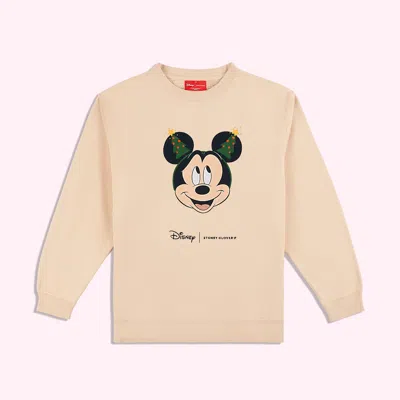 Stoney Clover Lane Disney Holiday Village Sweatshirt In Neutral