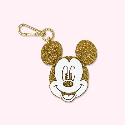 Stoney Clover Lane Disney Mickey & Friends Bag Charm In Green