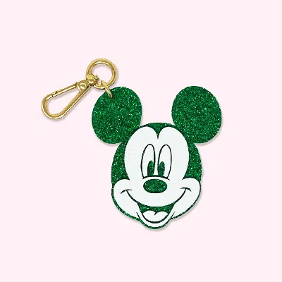 Stoney Clover Lane Disney Mickey & Friends Bag Charm In Green