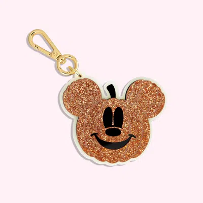 Stoney Clover Lane Disney Mickey & Friends Halloween Pumpkin Bag Charm In Brown