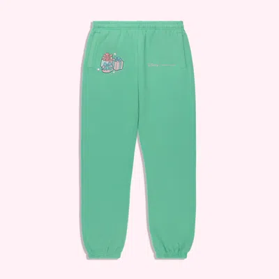 Stoney Clover Lane Disney Mickey & Minnie's Holiday Collection Green Sweatpants