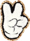 Stoney Clover Lane Disney Mickey Mouse Peace Sign Varsity Patch