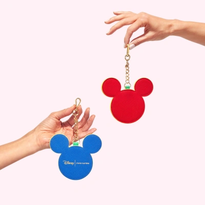 Stoney Clover Lane Disney Mickey Mouse Textured Bag Charm In Multi