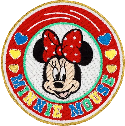 Stoney Clover Lane Disney Minnie Mouse Badge Patch In Red