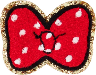 Stoney Clover Lane Disney Minnie Mouse Bow Varsity Patch In Red
