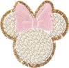 STONEY CLOVER LANE DISNEY MINNIE MOUSE LARGE GLITTER PEARL PATCH
