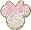 Stoney Clover Lane Disney Minnie Mouse Small Glitter Pearl Patch