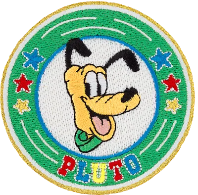 Stoney Clover Lane Disney Pluto Badge Patch In Multi