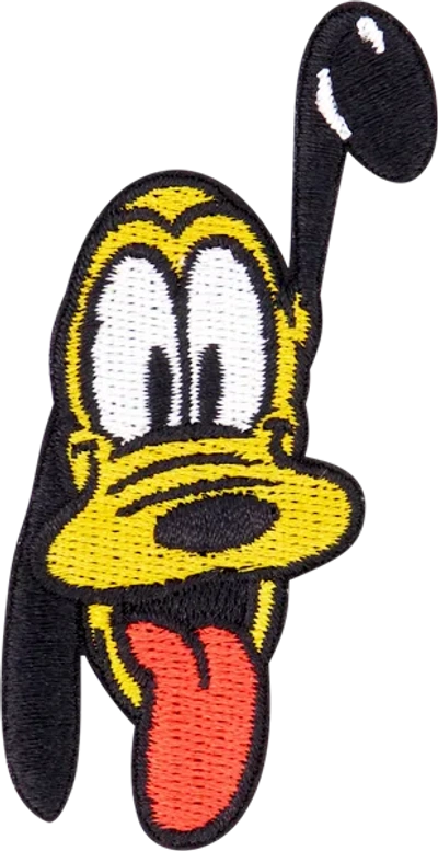 Stoney Clover Lane Disney Pluto Head Patch In Multi