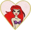 Stoney Clover Lane Disney Princess Ariel Heart Patch