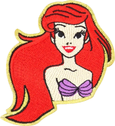 Stoney Clover Lane Disney Princess Ariel Patch In Red