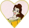 Stoney Clover Lane Disney Princess Belle Heart Patch