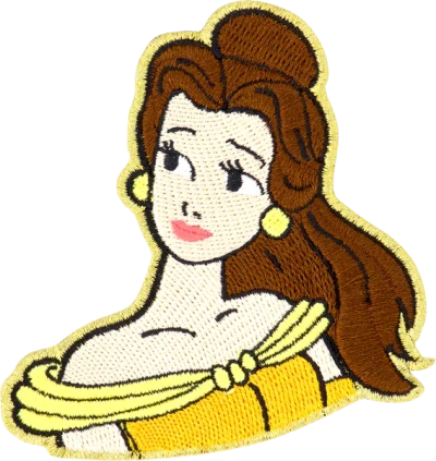 Stoney Clover Lane Disney Princess Belle Patch In Yellow