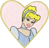 Stoney Clover Lane Disney Princess Cinderella Heart Patch
