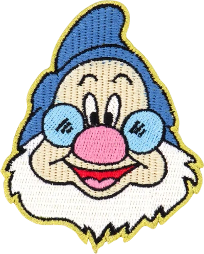 Stoney Clover Lane Disney Princess Doc The Dwarf Patch In Blue