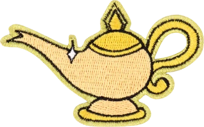 Stoney Clover Lane Disney Princess Lamp Patch In Yellow