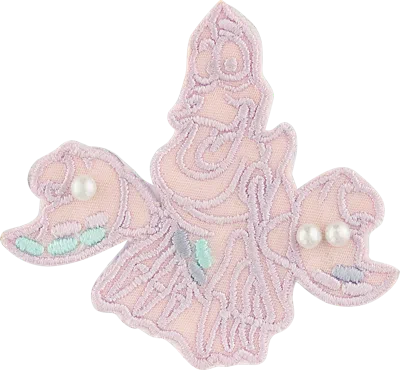 Stoney Clover Lane Disney Princess Little Mermaid Embellished Sebastian Patch In Pink