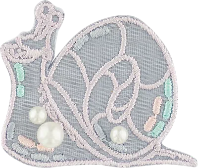 Stoney Clover Lane Disney Princess Little Mermaid Embellished Snail Patch In Purple