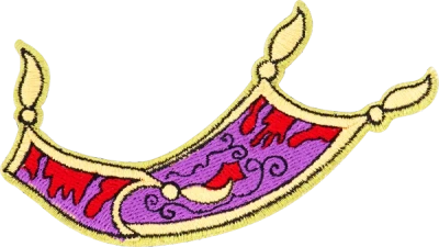 Stoney Clover Lane Disney Princess Magic Carpet Patch In Purple