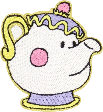 Stoney Clover Lane Disney Princess Mrs. Pots Patch In White