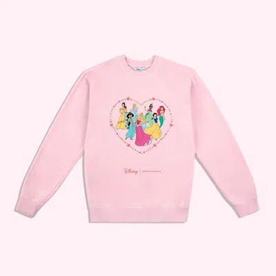 Stoney Clover Lane Disney Princess Sweatshirt In Pink