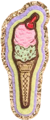 Stoney Clover Lane Double Scoop Ice Cream Patch