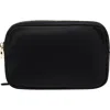 Stoney Clover Lane Double Zip Pouch In Noir