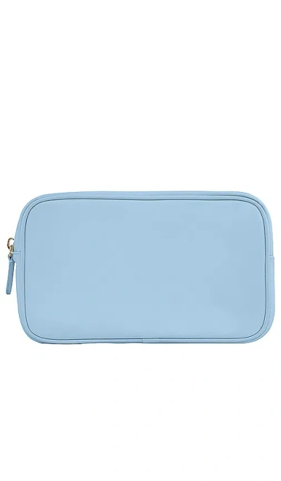 Stoney Clover Lane Double Zip Pouch In Baby Blue