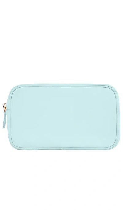 Stoney Clover Lane Double Zip Pouch In Baby Blue