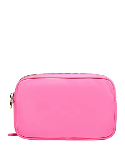Stoney Clover Lane Double Zip Pouch In Pink
