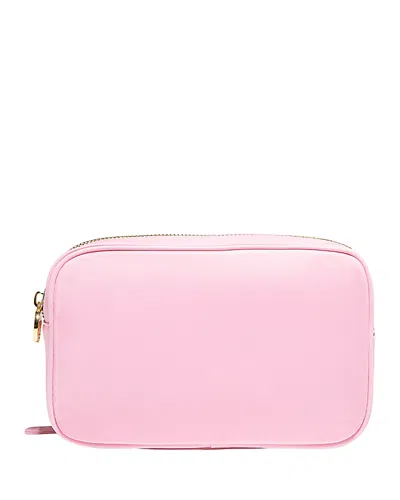 Stoney Clover Lane Double Zip Pouch In Pink