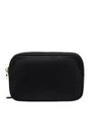 Stoney Clover Lane Double Zip Pouch In Noir