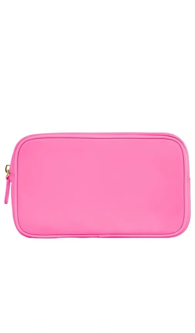 Stoney Clover Lane Double Zip Pouch In Pink