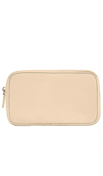 Stoney Clover Lane Double Zip Pouch In Neutral