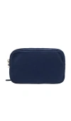 Stoney Clover Lane Double Zipper Pouch In Navy