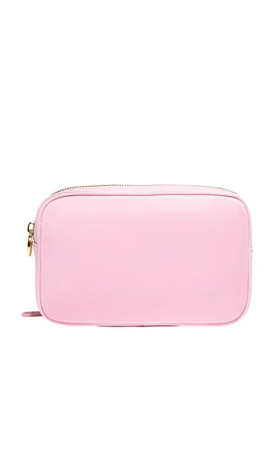 Stoney Clover Lane Double Zipper Pouch In Pink