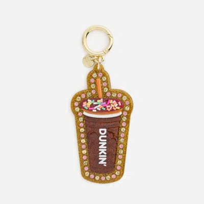 Stoney Clover Lane Dunkin' Iced Coffee Bag Charm In Brown